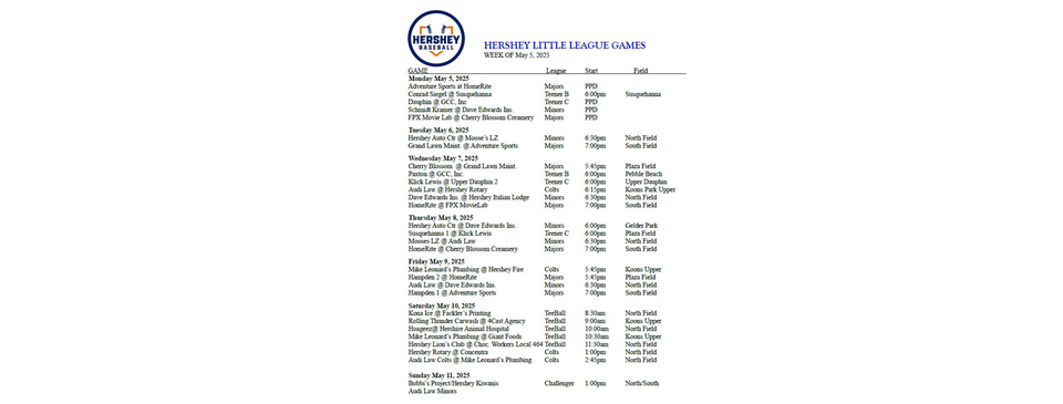 Upcoming HLL Events!